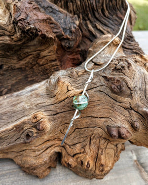 Atlas Art Wire Pendant Necklace