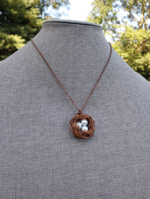 Bird's Nest Pendant Necklace