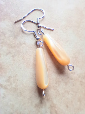 Shell Teardrop Beaded Earrings