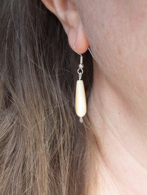 Shell Teardrop Beaded Earrings