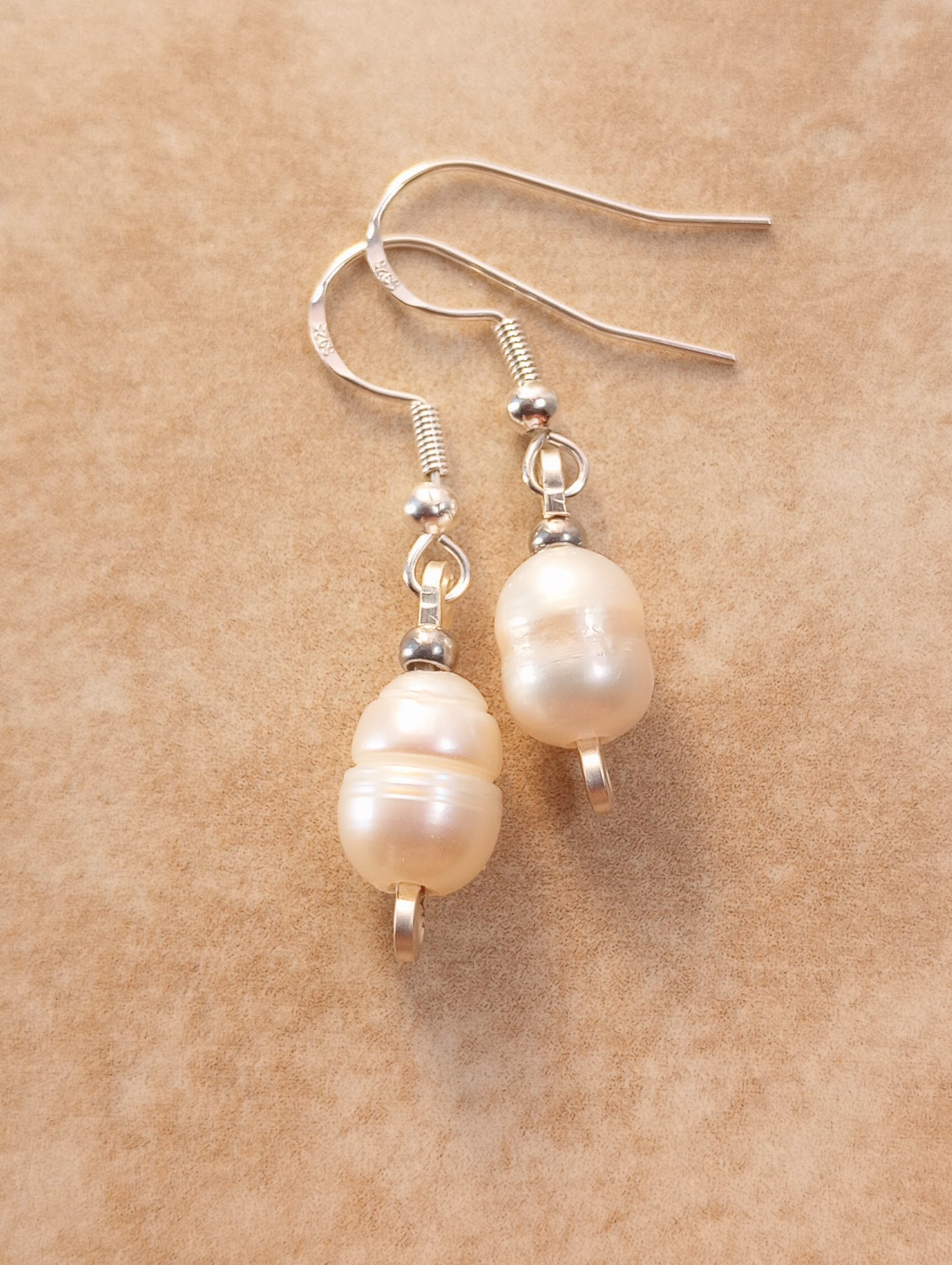 Natural Grey Freshwater Pearl Earrings • Kindred Boutique