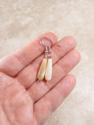 Shell Teardrop Beaded Earrings