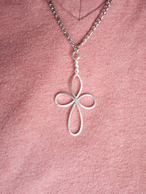 Cross Pendant Necklace (1"or 2")