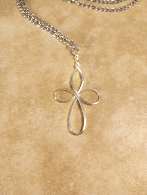 Cross Pendant Necklace (1"or 2")