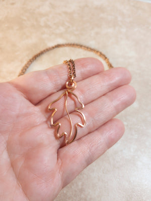 Leaf Pendant Necklace