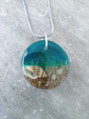 Ocean Pendant Necklace