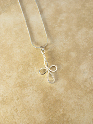 Cross Pendant Necklace (1"or 2")