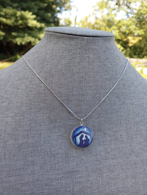 Nativity Pendant Necklace