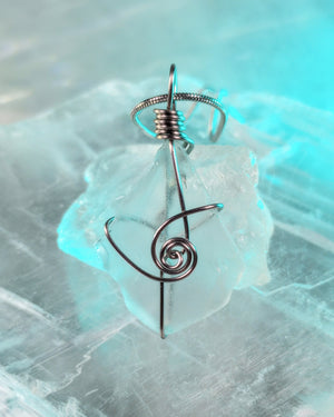 Sea Glass Wire Wrapped Necklace