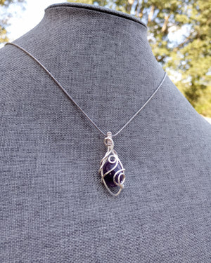 Vines Amethyst Pendant Necklace