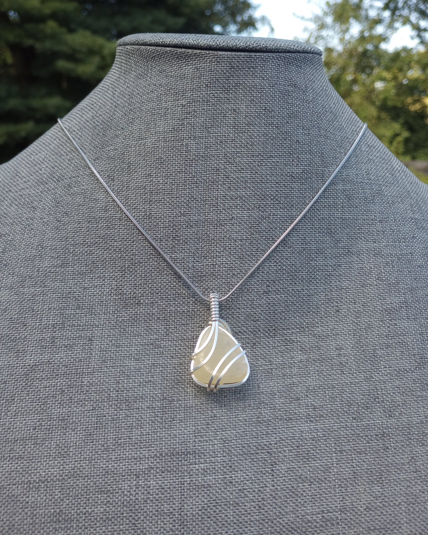 Citrine Natural Stone Pendant Necklace - Windfall Jewelry