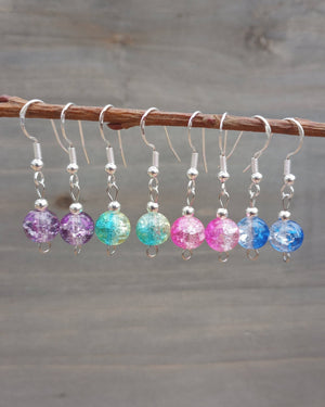 Colorful Crackle Bead Earring Bundle - Windfall Jewelry