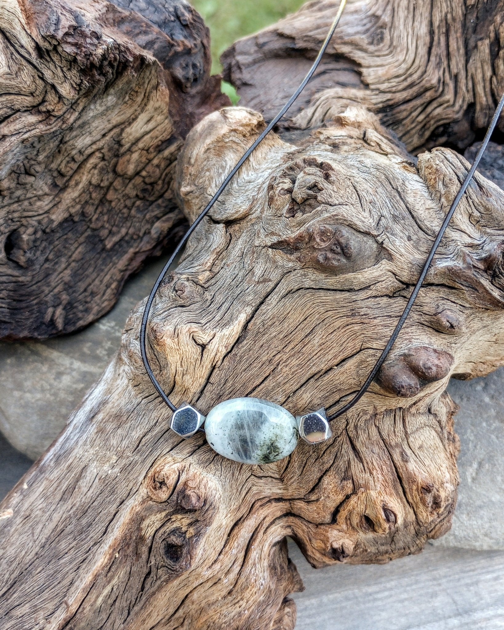 Labradorite Beaded Necklace - Windfall Jewelry