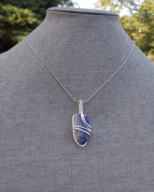 Lapis Natural Stone Pendant Necklace - Windfall Jewelry