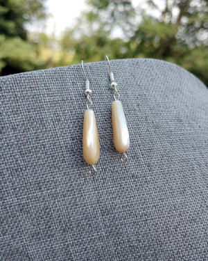 Shell Teardrop Beaded Earrings - Windfall Jewelry
