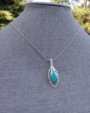 Wings Amazonite Pendant Necklace - Windfall Jewelry